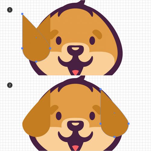 آموزش طراحی لوگوی سگ در ایلوستریتور